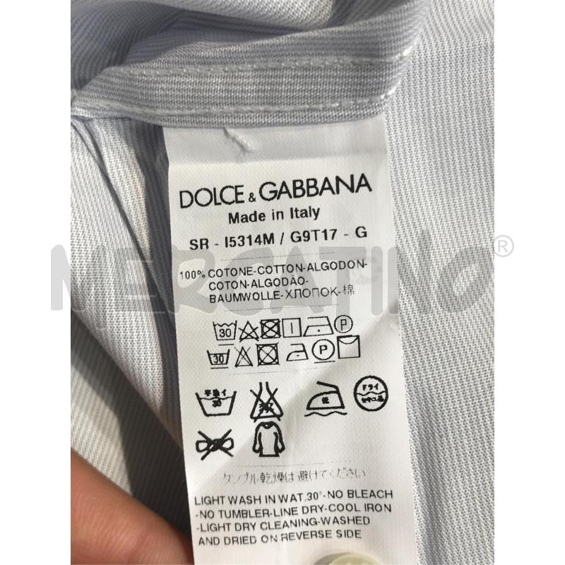 CAMICIA UOMO DOLCE & GABBANA GRIGIO | Mercatino dell'Usato Moncalieri bengasi 4