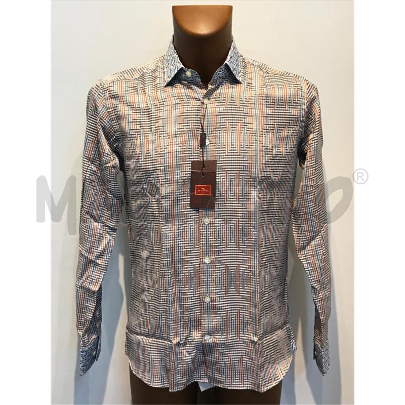 CAMICIA UOMO ETRO FANTASIA MARRONE AZZURRO | Mercatino dell'Usato Moncalieri bengasi 3