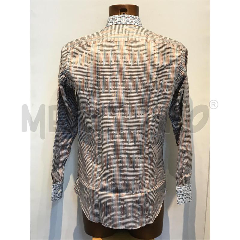 CAMICIA UOMO ETRO FANTASIA MARRONE AZZURRO | Mercatino dell'Usato Moncalieri bengasi 4