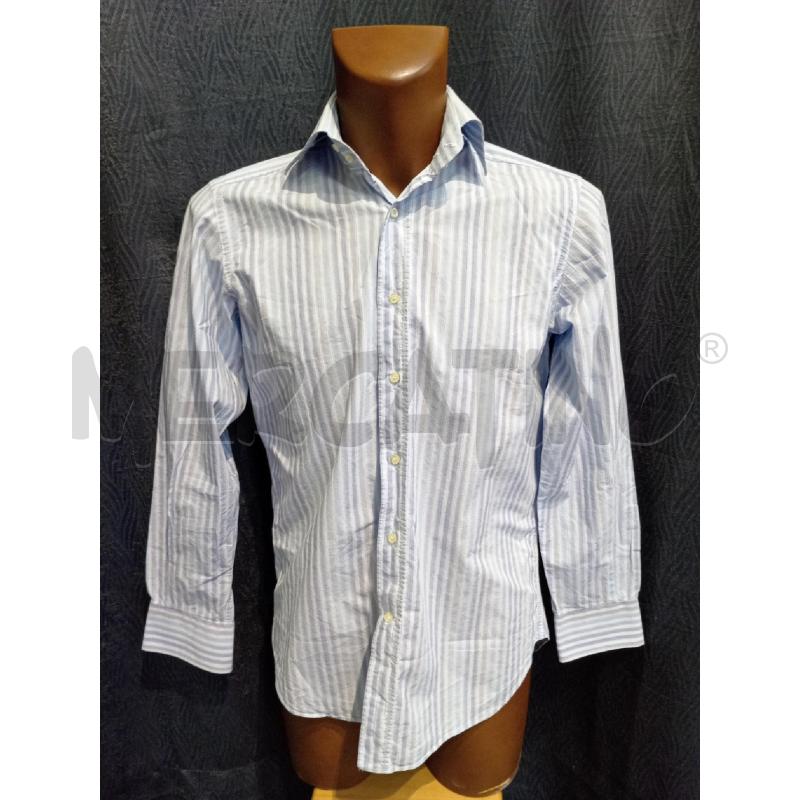 CAMICIA UOMO ETRO RIGHE AZZURRA | Mercatino dell'Usato Moncalieri bengasi 1