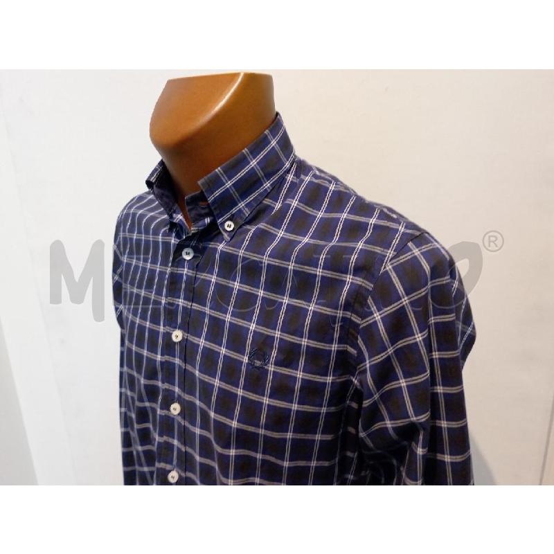 CAMICIA UOMO FRED PERRY BLU QUADRI | Mercatino dell'Usato Moncalieri bengasi 3