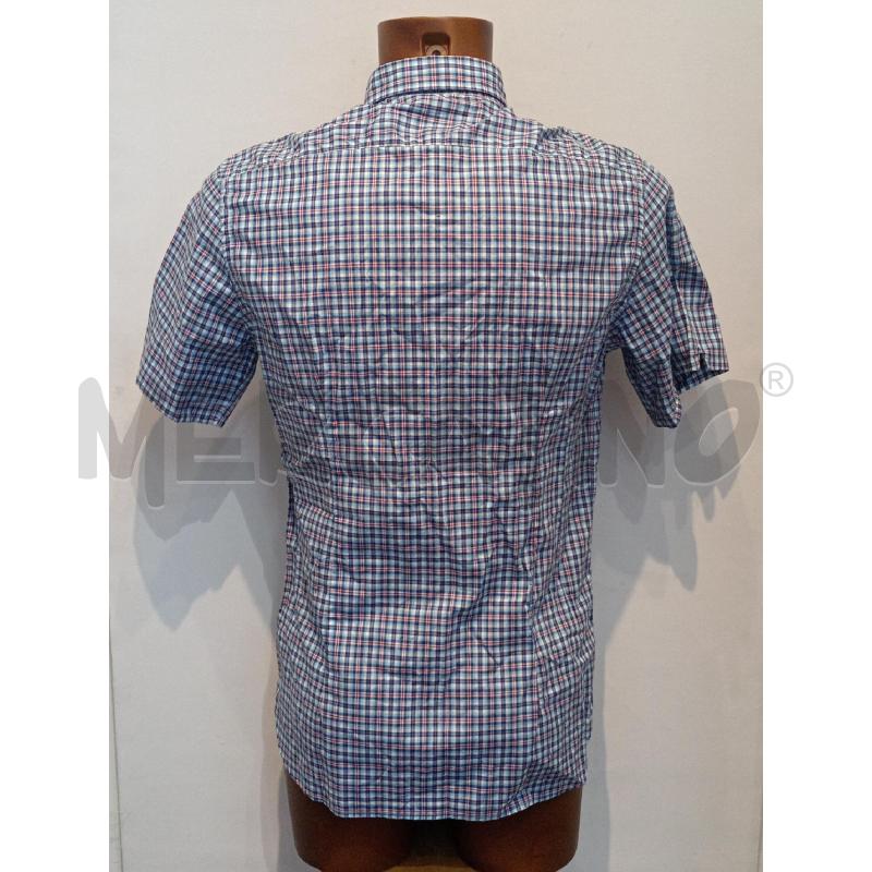 CAMICIA UOMO FRED PERRY MEZZA MANICA A QUADRI AZZURRI BIANCO ROSSO  | Mercatino dell'Usato Moncalieri bengasi 2