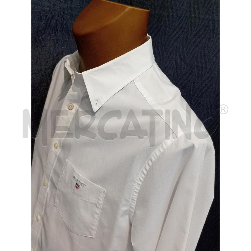 CAMICIA UOMO GANT BIANCA CON STEMMA TASCHINO  | Mercatino dell'Usato Moncalieri bengasi 3