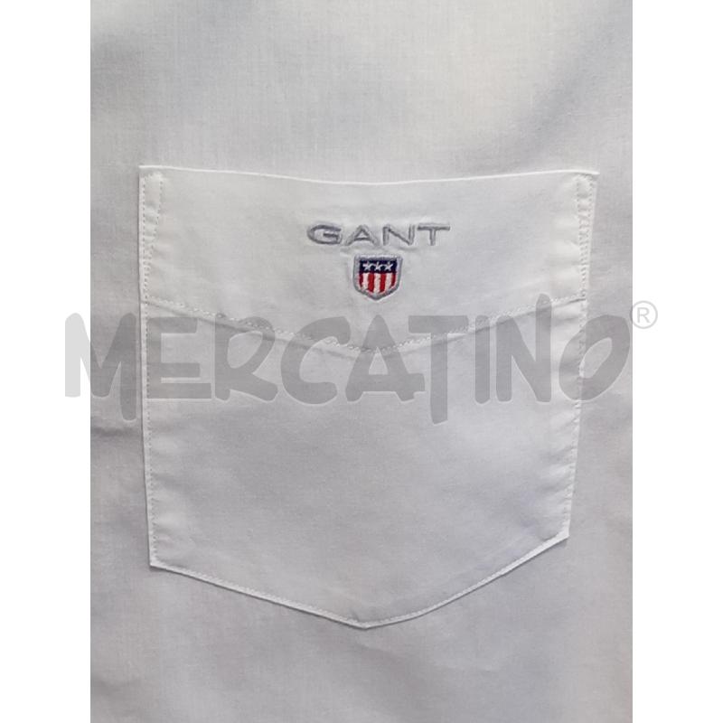 CAMICIA UOMO GANT BIANCA CON STEMMA TASCHINO  | Mercatino dell'Usato Moncalieri bengasi 4