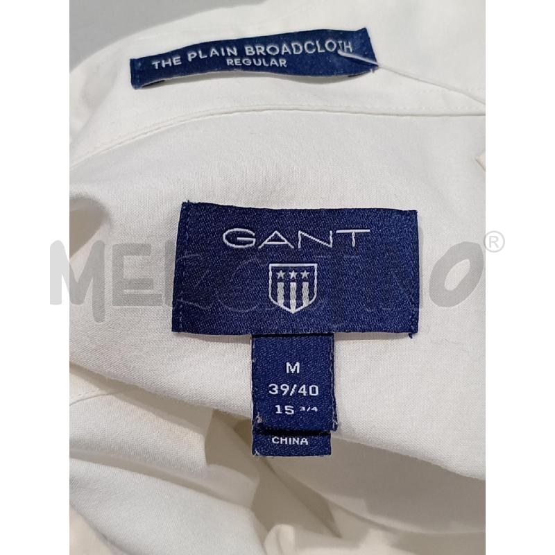 CAMICIA UOMO GANT BIANCA CON STEMMA TASCHINO  | Mercatino dell'Usato Moncalieri bengasi 5