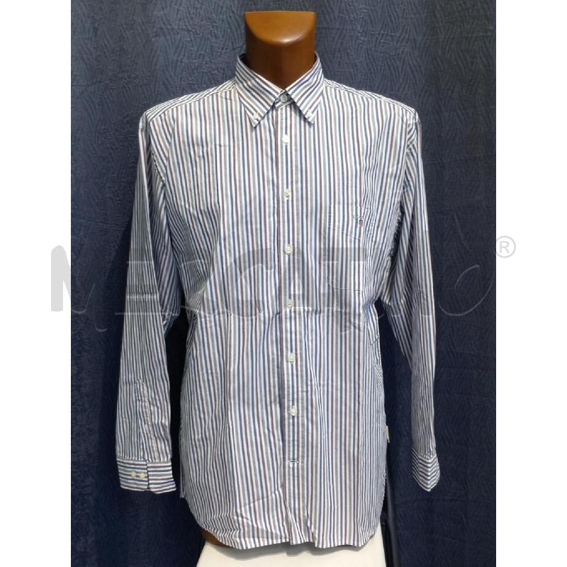 CAMICIA UOMO GANT RIGHE MARRONI REGULAR | Mercatino dell'Usato Moncalieri bengasi 1