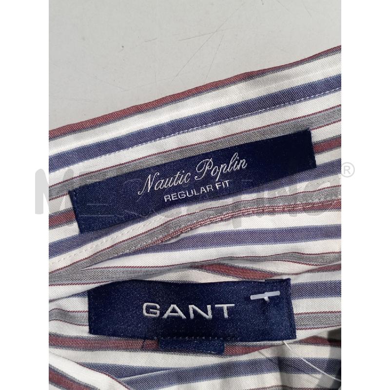 CAMICIA UOMO GANT RIGHE MARRONI REGULAR | Mercatino dell'Usato Moncalieri bengasi 5