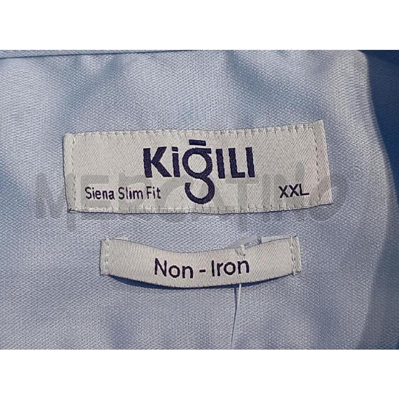 CAMICIA UOMO KIGILI AZZURRA | Mercatino dell'Usato Moncalieri bengasi 5