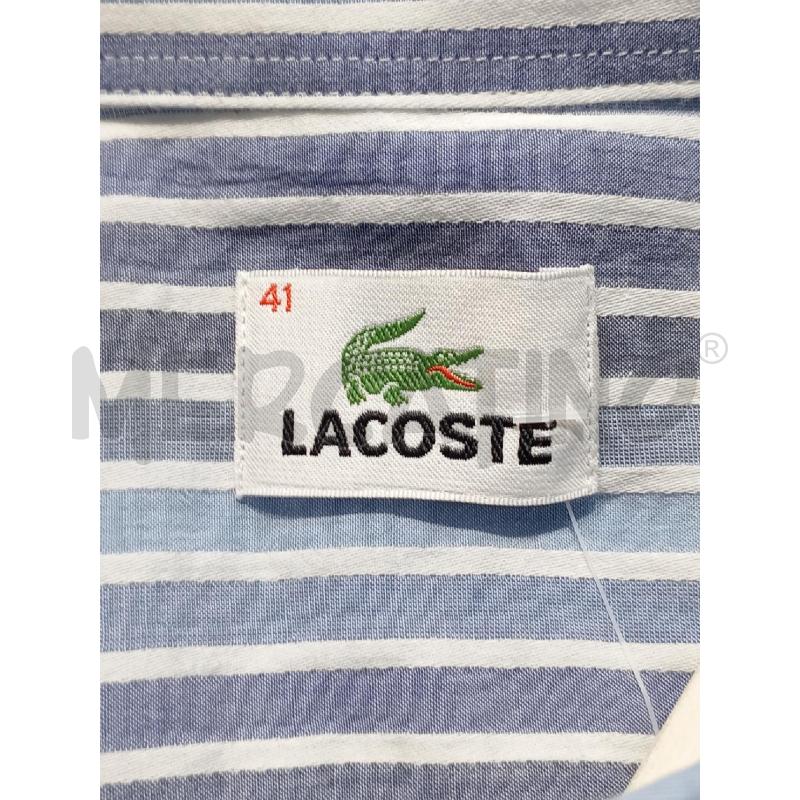 CAMICIA UOMO LACOSTE RIGHE AZZURRE MEZZA MANCIA | Mercatino dell'Usato Moncalieri bengasi 5