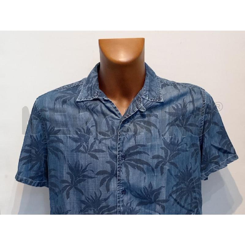 CAMICIA UOMO LTB BLU JEANS CON FOGLIE | Mercatino dell'Usato Moncalieri bengasi 3