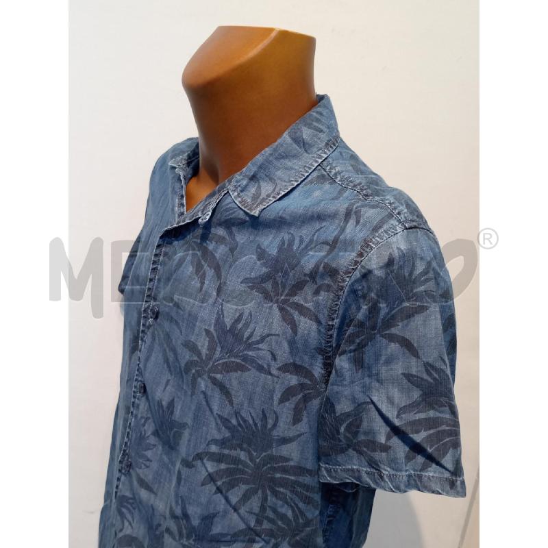 CAMICIA UOMO LTB BLU JEANS CON FOGLIE | Mercatino dell'Usato Moncalieri bengasi 4