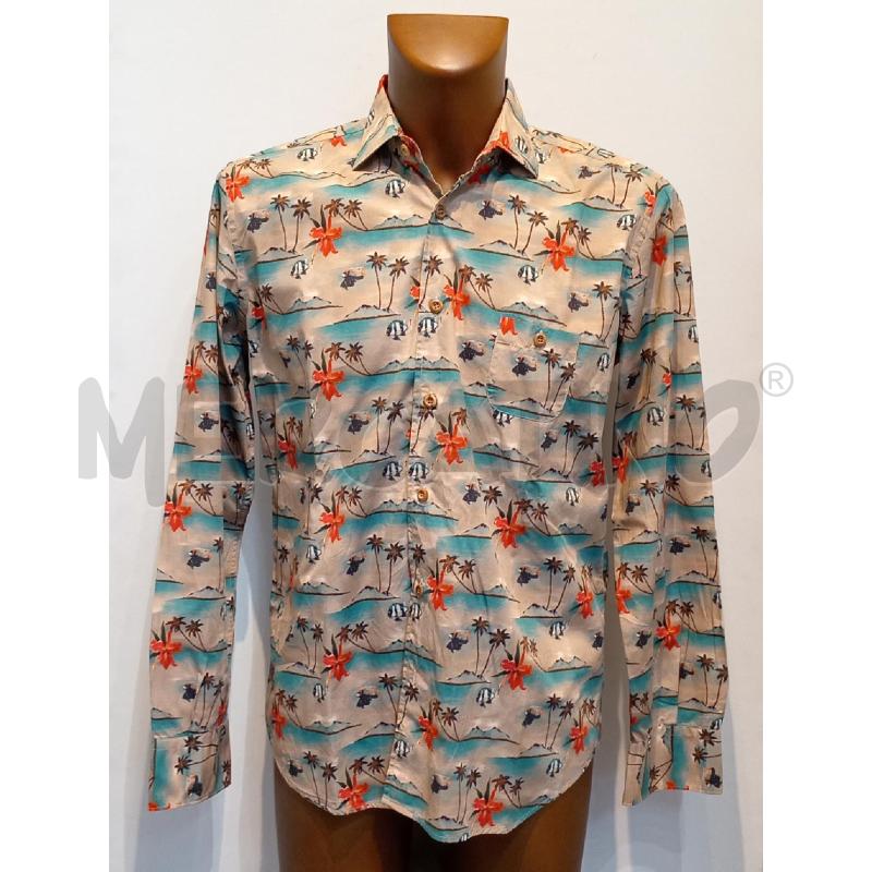 CAMICIA UOMO MITCHUMM CON STAMPA ISOLE | Mercatino dell'Usato Moncalieri bengasi 1