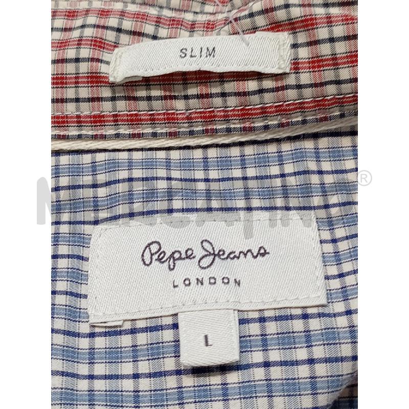 CAMICIA UOMO PEPE JEANS QUADRETTI ROSSI | Mercatino dell'Usato Moncalieri bengasi 5