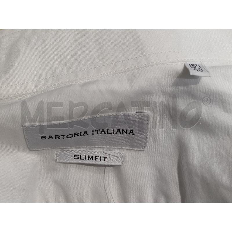 CAMICIA UOMO SARTORIA ITALIANA BIANCA  | Mercatino dell'Usato Moncalieri bengasi 5