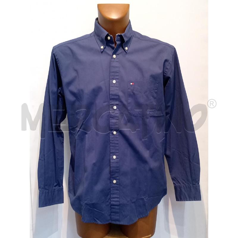 CAMICIA UOMO TOMMY HILFIGE BLU  | Mercatino dell'Usato Moncalieri bengasi 1