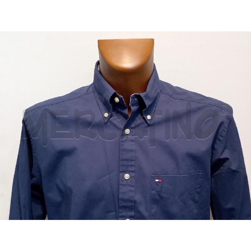 CAMICIA UOMO TOMMY HILFIGE BLU  | Mercatino dell'Usato Moncalieri bengasi 3