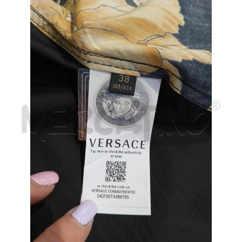 CAMICIA UOMO VERSACE NERA | Mercatino dell'Usato Moncalieri bengasi 4