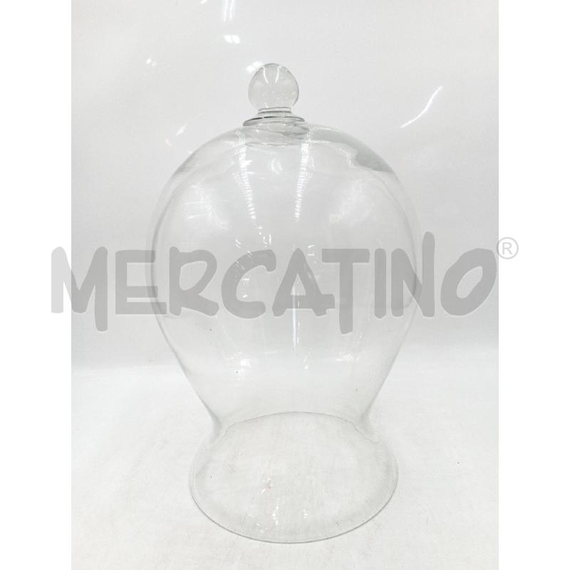 CAMPANA VETRO STILE GOCCIA FIORENTINA GRANDE H 35 CM  | Mercatino dell'Usato Moncalieri bengasi 1