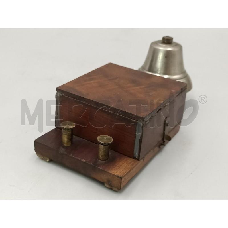 CAMPANELLO VINTAGE C/STRUTTURA LEGNO E CAMPANA METALLO | Mercatino dell'Usato Moncalieri bengasi 2