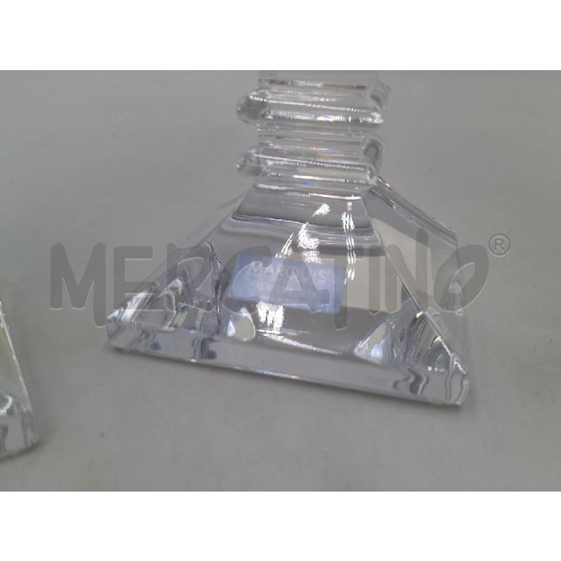 CANDELABRI CRISTALLO PZ. 3 | Mercatino dell'Usato Moncalieri bengasi 3