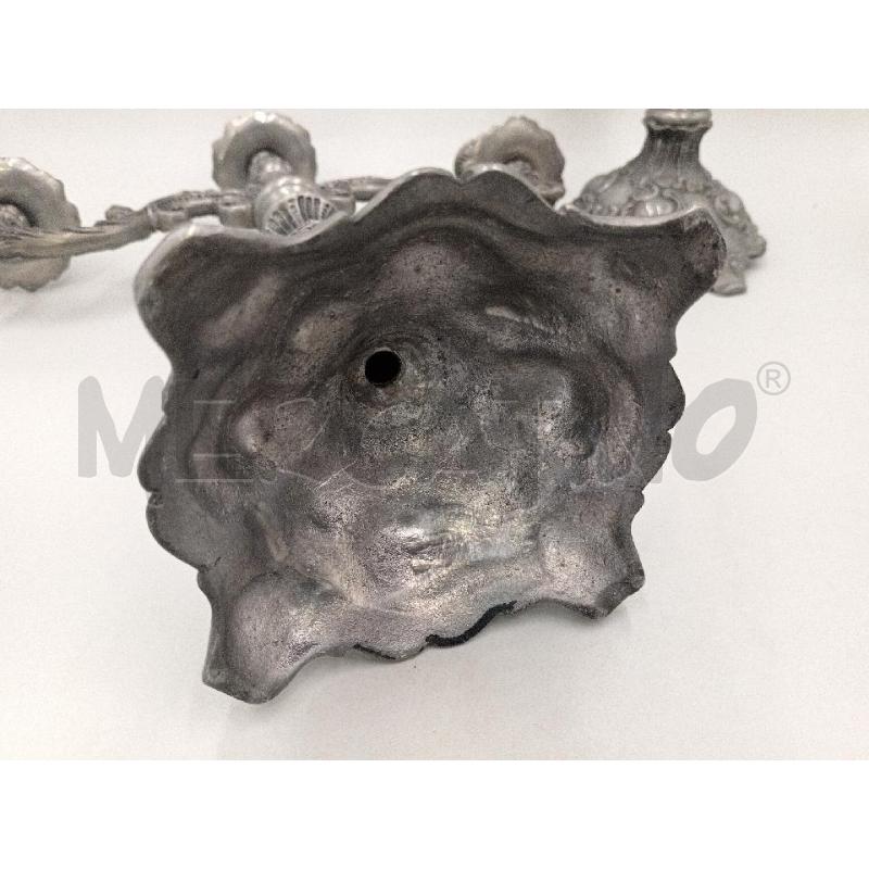 CANDELABRI PZ. 2 PELTRO VINTAGE | Mercatino dell'Usato Moncalieri bengasi 5