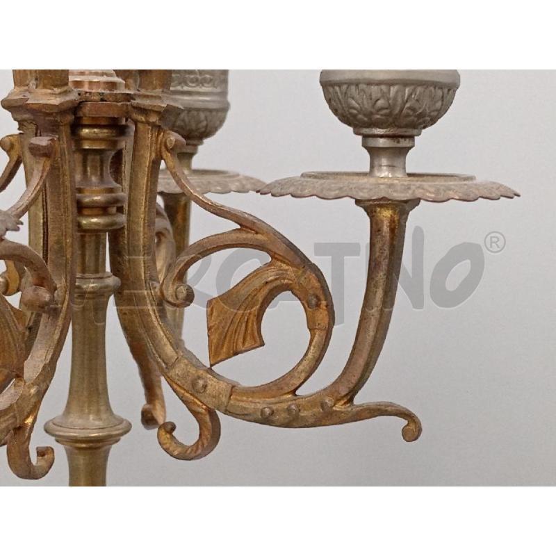 CANDELABRI PZ. 2  ORRONE BASE MARMO ALTI CM 44 | Mercatino dell'Usato Moncalieri bengasi 5