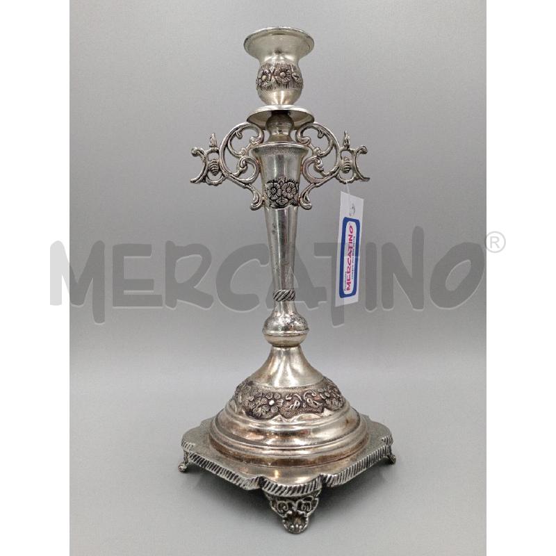 CANDELABRO METALLO H. 34 | Mercatino dell'Usato Moncalieri bengasi 1