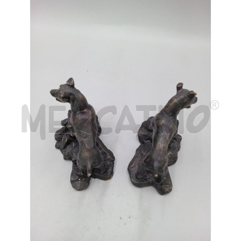 CANI BRONZO H. 12 - PZ 2 | Mercatino dell'Usato Moncalieri bengasi 3