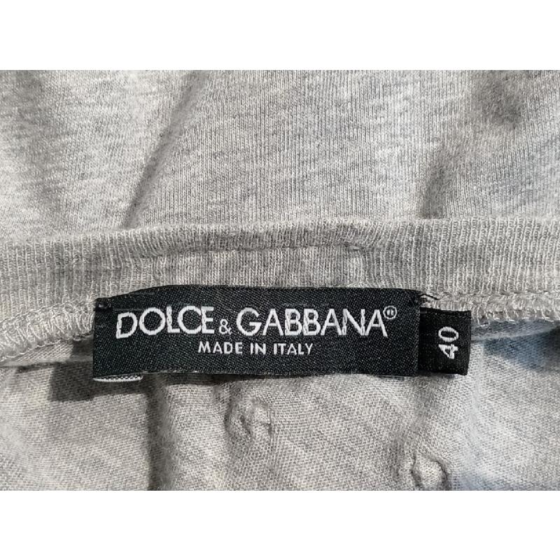 CANOTTA DONNA DOLCE & GABBANA GRIGIA CON INSERTO GIOIELLO | Mercatino dell'Usato Moncalieri bengasi 5