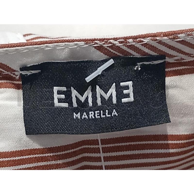 CANOTTA DONNA EMME MARELLA BIANCO RIGHE MARRONE | Mercatino dell'Usato Moncalieri bengasi 5