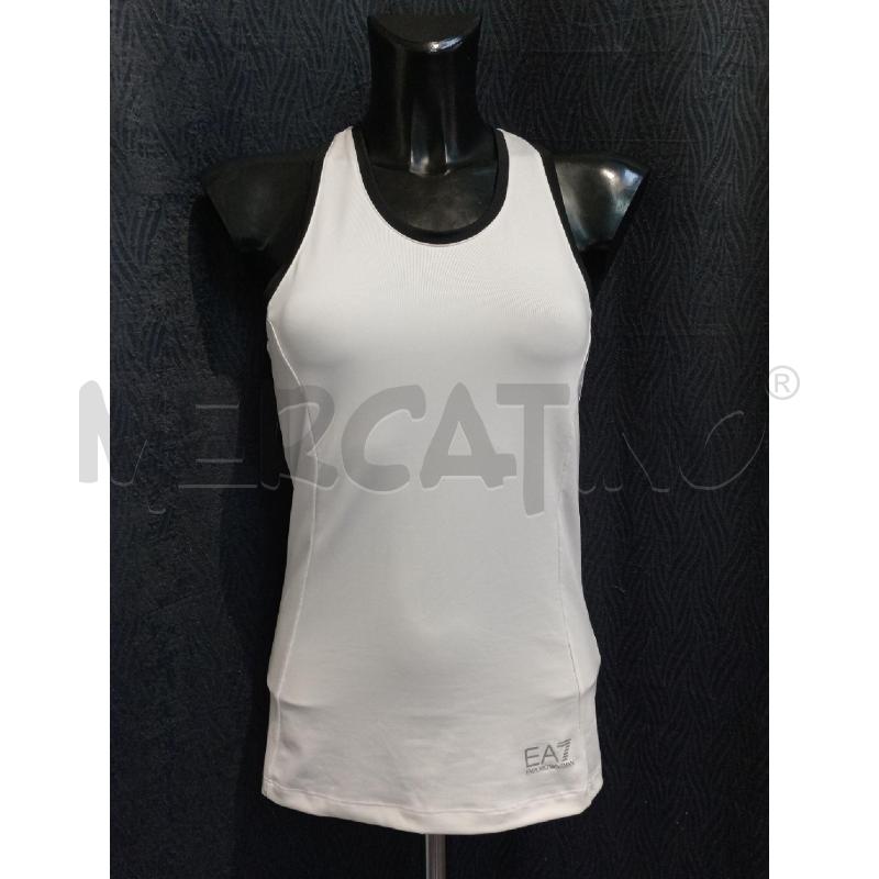 CANOTTA DONNA EMPORIO ARMANI BIANCO  | Mercatino dell'Usato Moncalieri bengasi 1