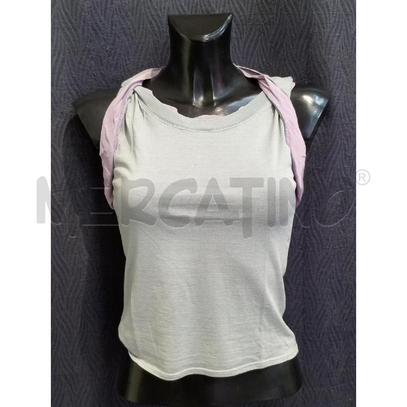 CANOTTA DONNA EMPORIO ARMANI GRIGIO ROSA | Mercatino dell'Usato Moncalieri bengasi 1