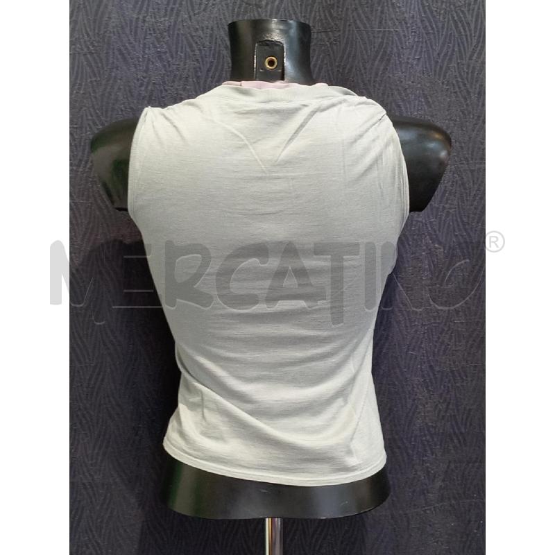 CANOTTA DONNA EMPORIO ARMANI GRIGIO ROSA | Mercatino dell'Usato Moncalieri bengasi 2