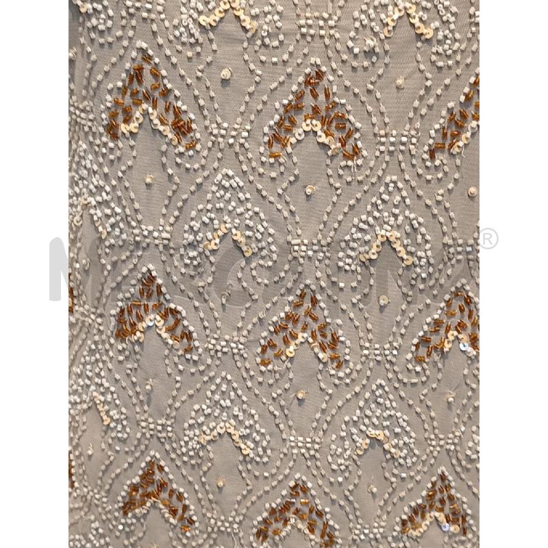 CANOTTA DONNA LUISA SPAGNOLI BEIGE RICAMATA CON PERLINE | Mercatino dell'Usato Moncalieri bengasi 4