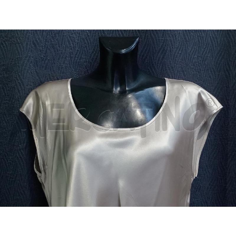 CANOTTA DONNA MARINA RINALDI SETA BEIGE | Mercatino dell'Usato Moncalieri bengasi 3