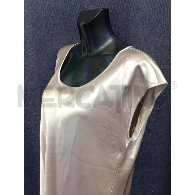 CANOTTA DONNA MARINA RINALDI SETA BEIGE | Mercatino dell'Usato Moncalieri bengasi 4