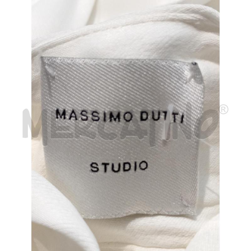 CANOTTA DONNA MASSIMO DUTTI BIANCO CON FONDO PIUME | Mercatino dell'Usato Moncalieri bengasi 5