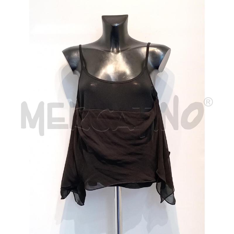 CANOTTA DONNA MAX MARA NERA TULLE | Mercatino dell'Usato Moncalieri bengasi 1