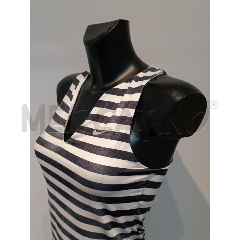 CANOTTA DONNA NIKE RIGHE BIANCHE E NERE | Mercatino dell'Usato Moncalieri bengasi 3