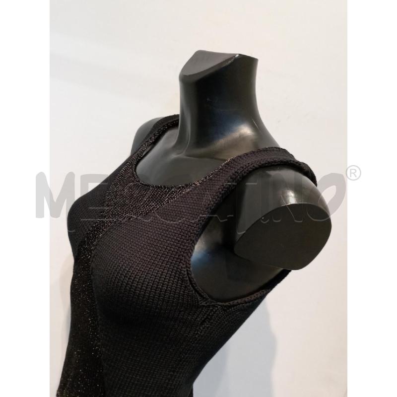 CANOTTA DONNA PINKO DENIM NERA DOPPIO TESSUTO  | Mercatino dell'Usato Moncalieri bengasi 3