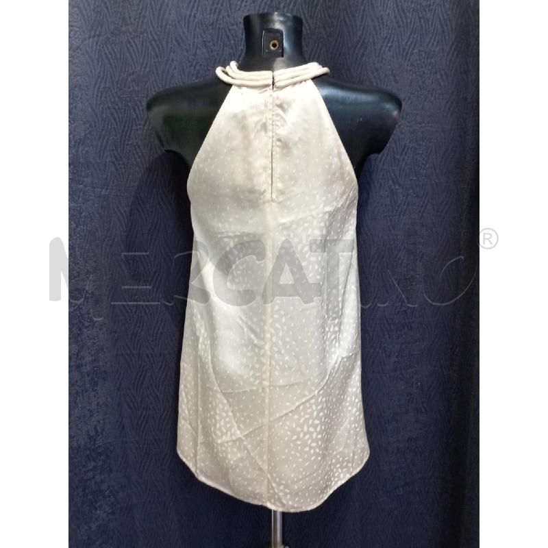 CANOTTA DONNA TOP NENETTE CREMA LUCIDA  | Mercatino dell'Usato Moncalieri bengasi 2