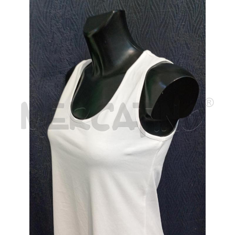 CANOTTA DONNA TWIN SET BIANCA CON PIZZO FONDO | Mercatino dell'Usato Moncalieri bengasi 3