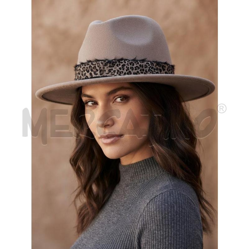 CAPPELLO DONNA BEIGE INSERTO MACULATO  | Mercatino dell'Usato Moncalieri bengasi 1