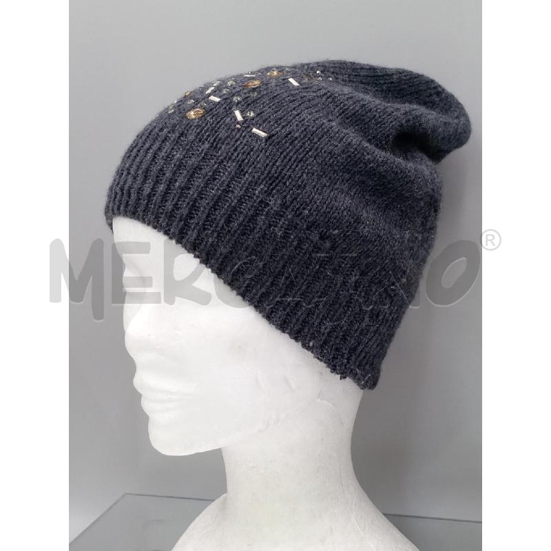 CAPPELLO DONNA ERMANNO SCERVINO GRIGIO CON INSERTI | Mercatino dell'Usato Moncalieri bengasi 1