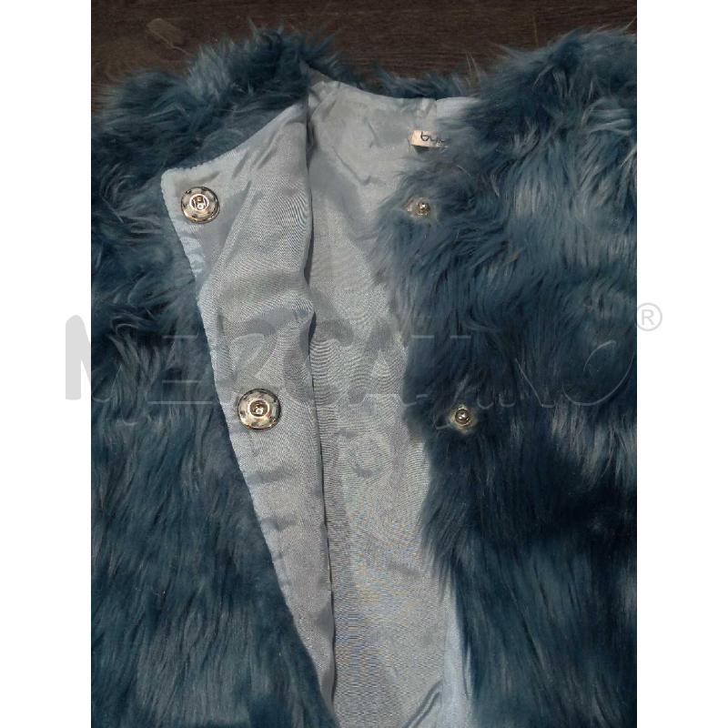 CAPPOTTO BAMBINO BYBLOS PELLICCIA SINTETICA AZZURRA | Mercatino dell'Usato Moncalieri bengasi 4