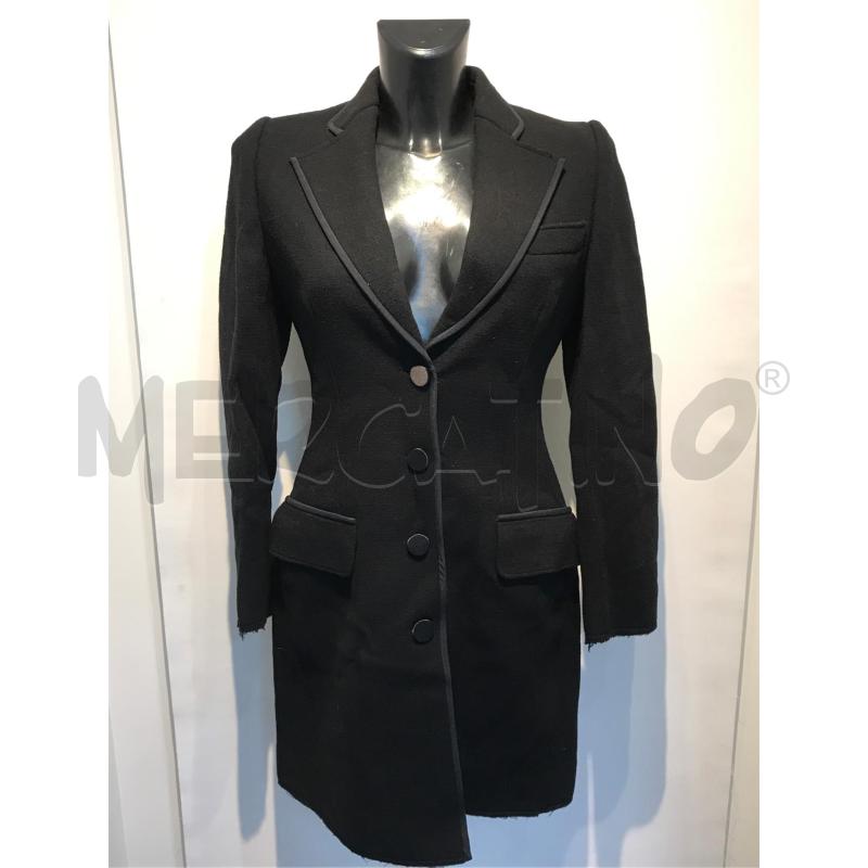 CAPPOTTO DONNA DOLCE & GABBANA NERO LANA SETA | Mercatino dell'Usato Moncalieri bengasi 1