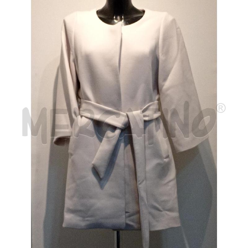 CAPPOTTO DONNA FLAVIO CASTELLANI PANNA CON CINTURA | Mercatino dell'Usato Moncalieri bengasi 1