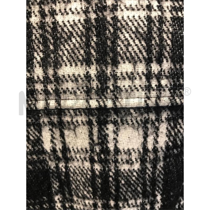CAPPOTTO DONNA FURNARI BIANCO NERO CON BOTTONI LATERALI | Mercatino dell'Usato Moncalieri bengasi 3