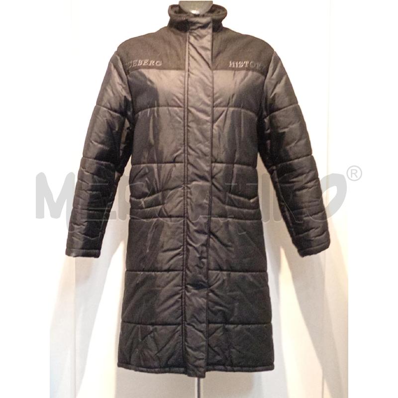 CAPPOTTO DONNA ICEBERG NERO CON LOGO DAVANTI | Mercatino dell'Usato Moncalieri bengasi 1