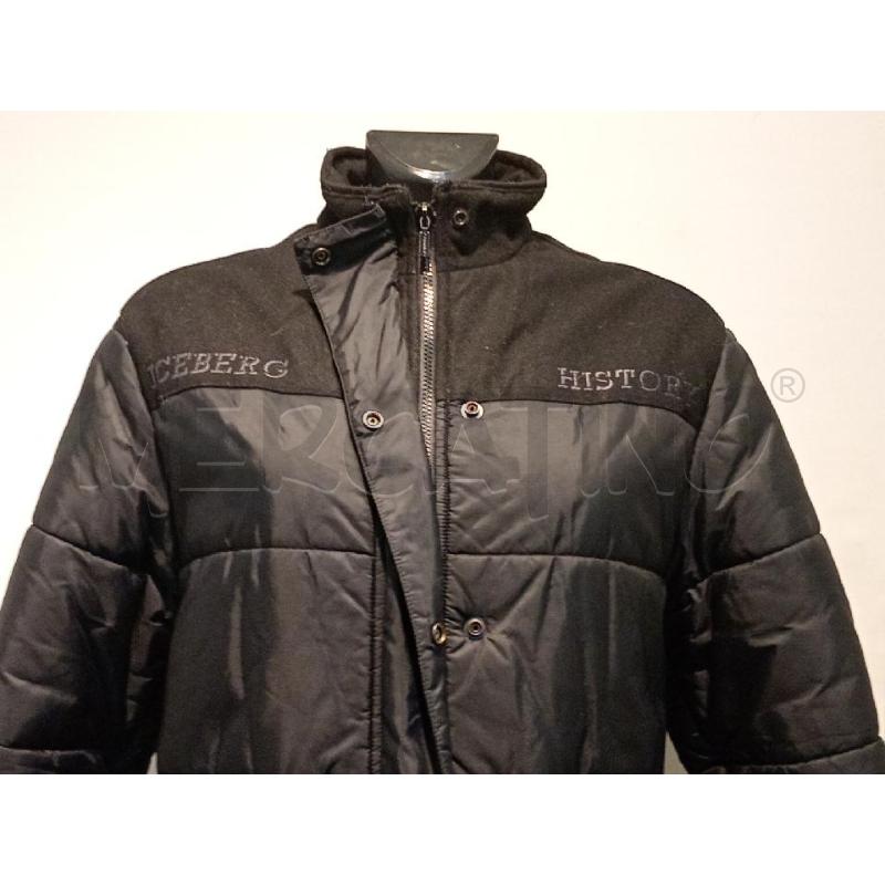 CAPPOTTO DONNA ICEBERG NERO CON LOGO DAVANTI | Mercatino dell'Usato Moncalieri bengasi 2